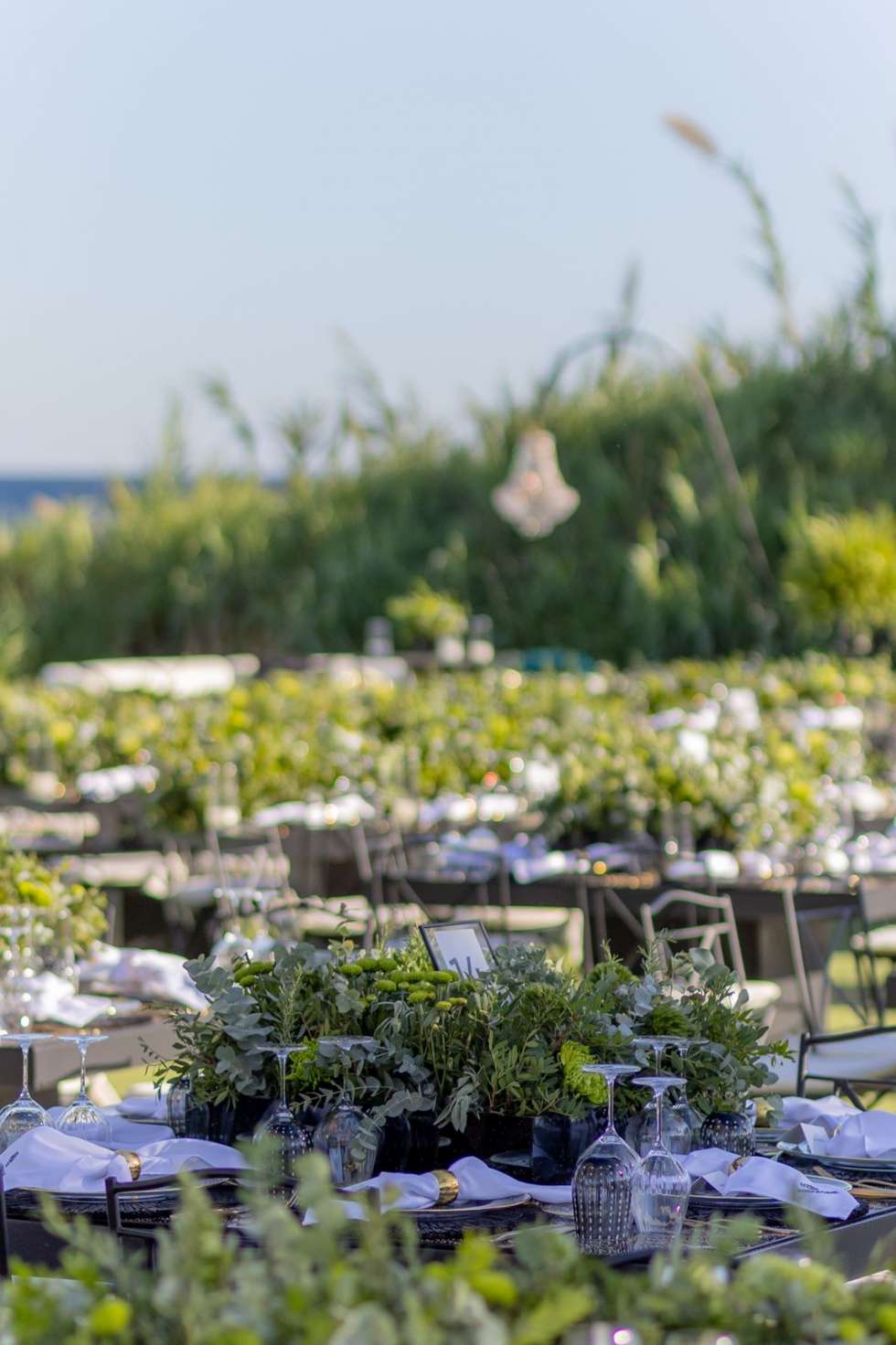 حفل زفاف أنيق على شاطئ الريفيرا الأثينية في اليونان