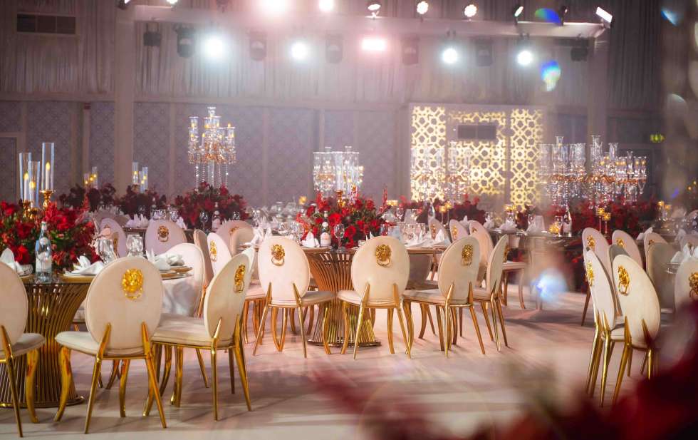 A Royal Red and White Wedding in Dubai