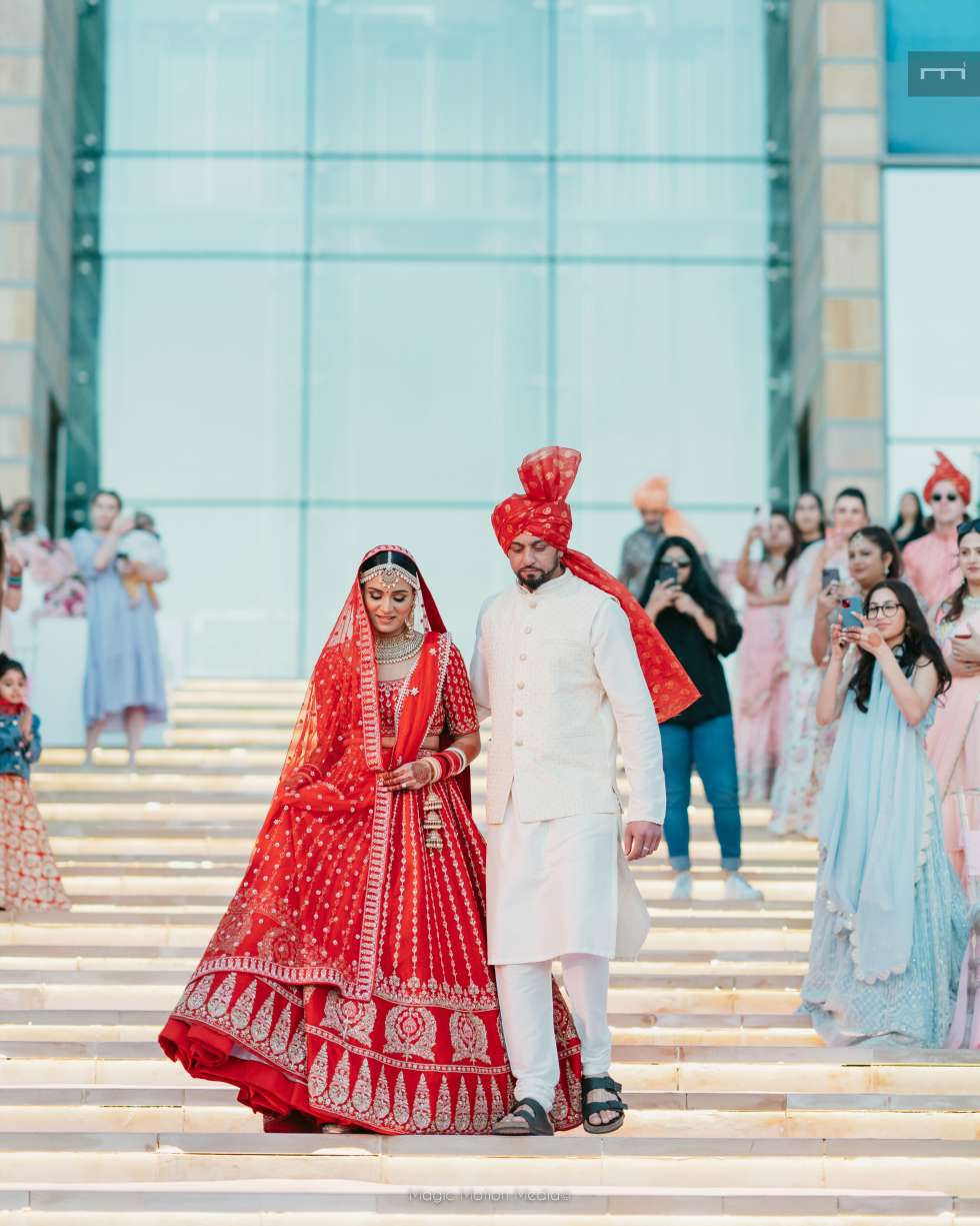 حفل زفاف هندي مذهل في أبو ظبي