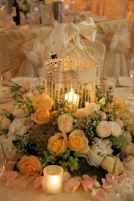 Birdcage Centerpieces for Your Spring Wedding