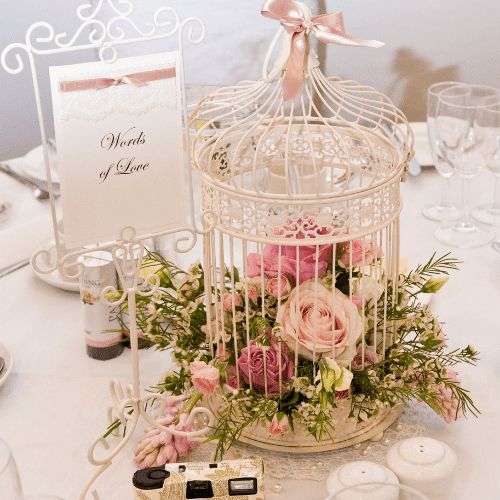 Birdcage Centerpieces for Your Spring Wedding