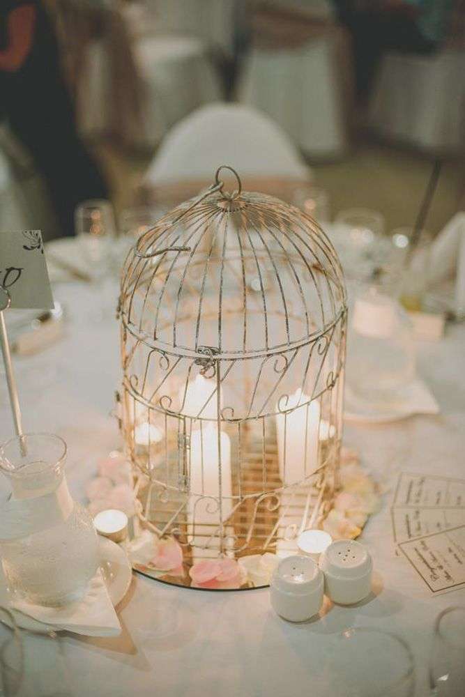 Birdcage Centerpieces for Your Spring Wedding