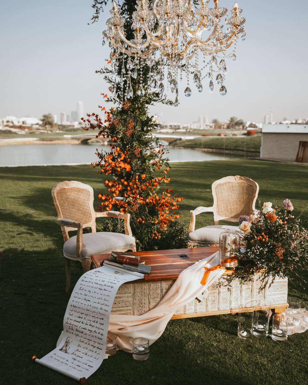 A Woodland Fantasy Wedding in Dubai
