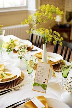 Your Wedding in Colors: Lime Green and Yellow