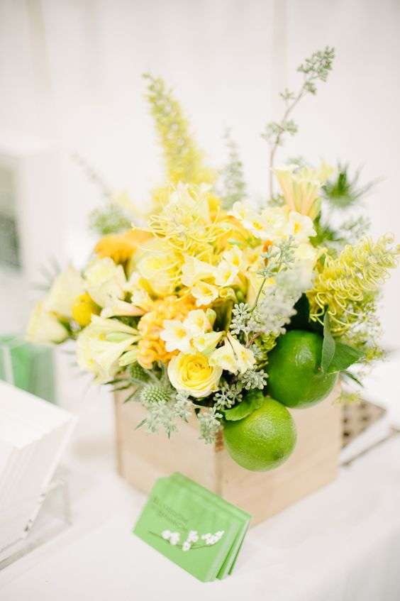 Your Wedding in Colors: Lime Green and Yellow