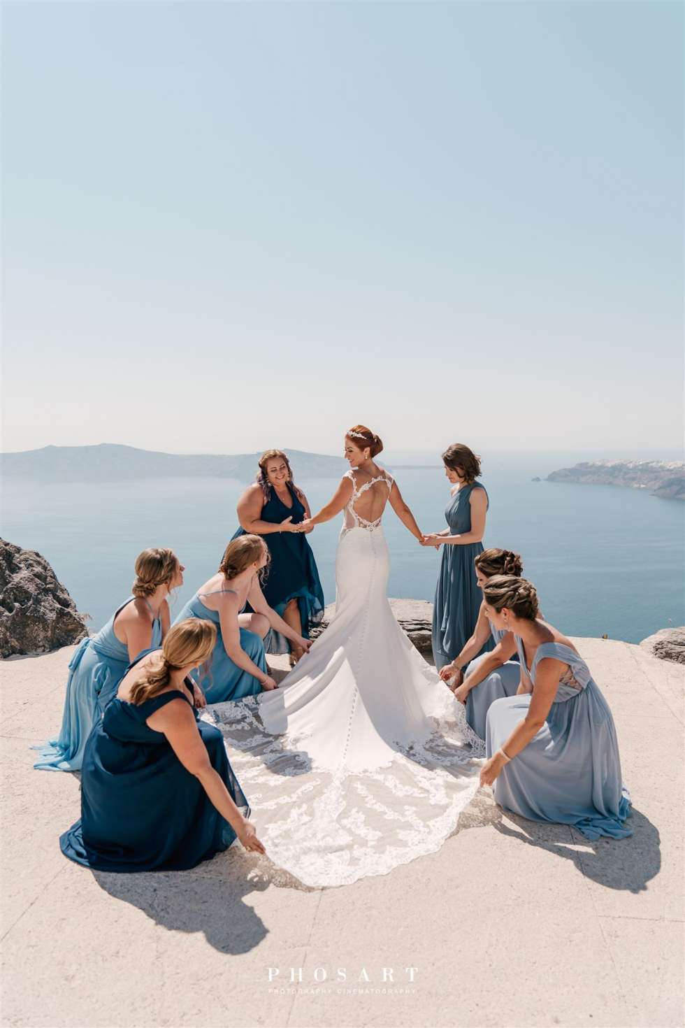 حفل زفاف ساحر في اليونان