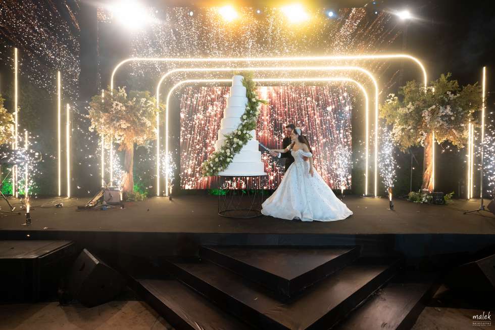 حفل زفاف لبناني ساحر في بيبلوس