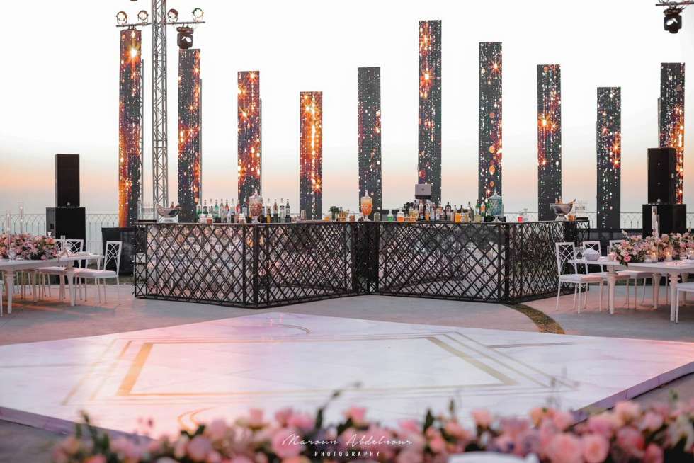حفل زفاف أنيق وحالم في بيروت
