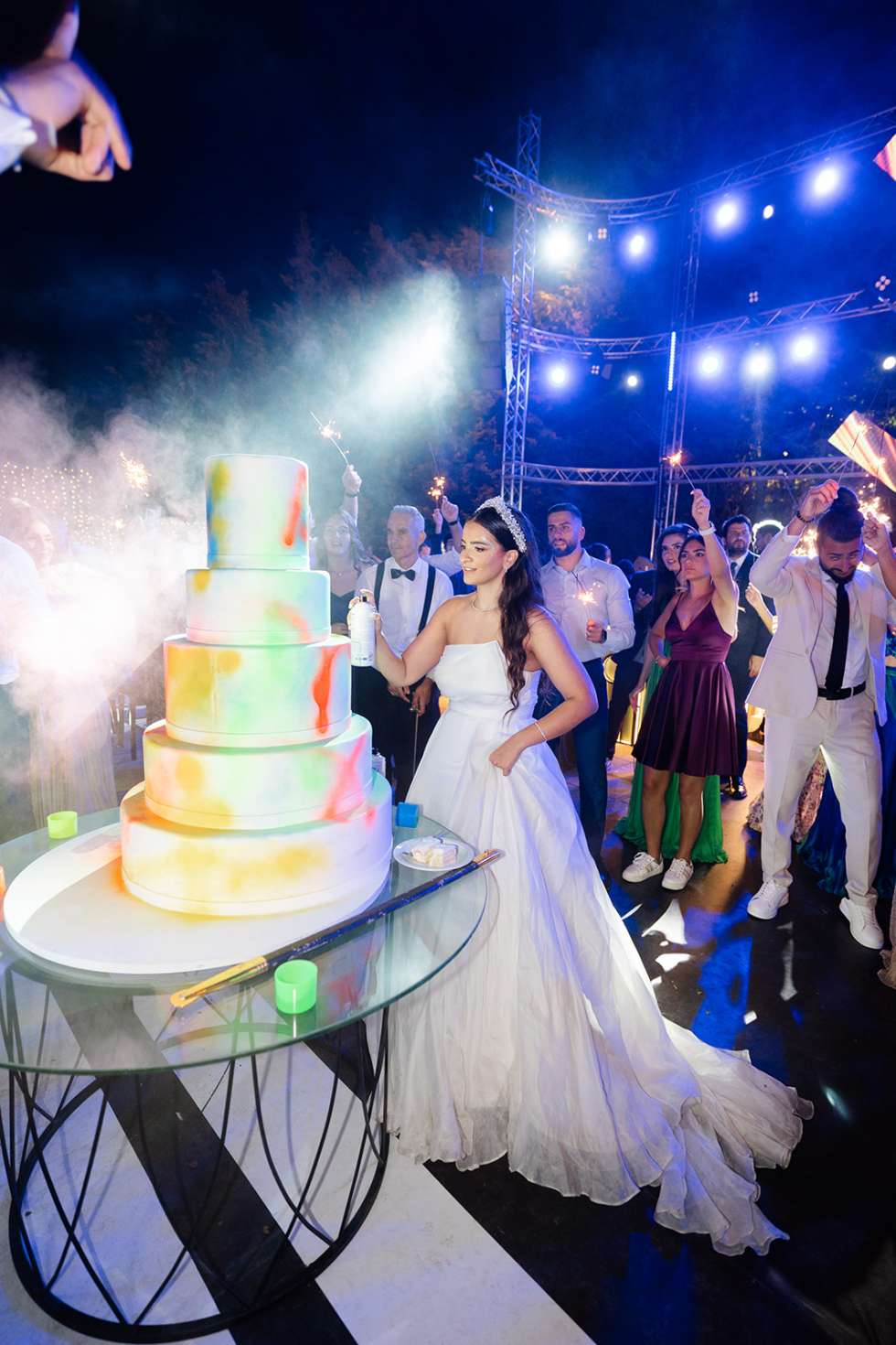 حفل زفاف رومانسي في لبنان