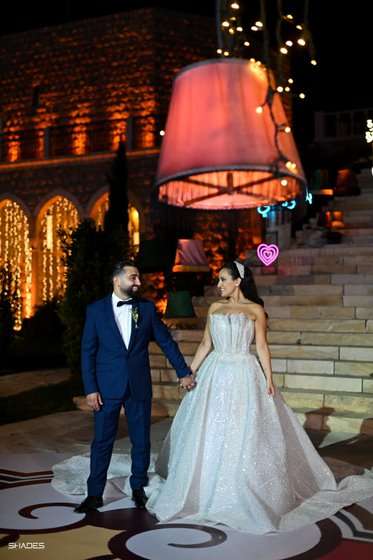 حفل زفاف حالم بثيم لبناني شرقي في لبنان
