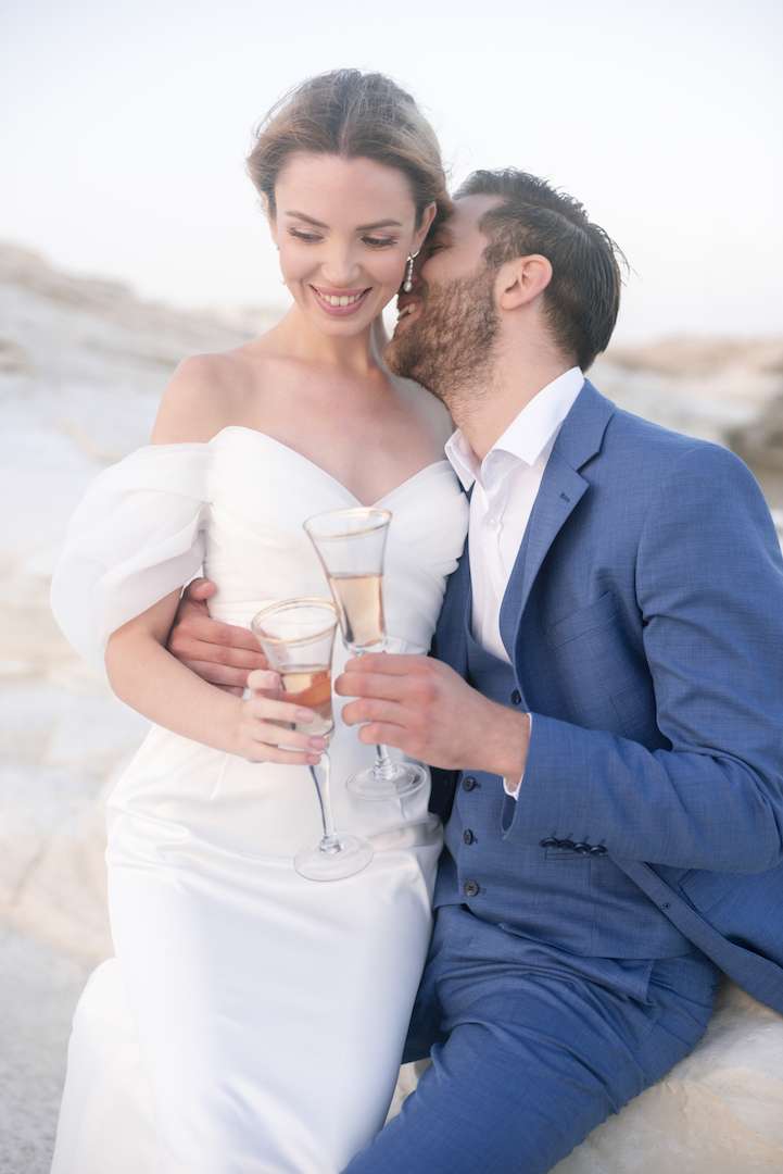 A Romantic Photoshoot for Elopement Weddings in Cyprus