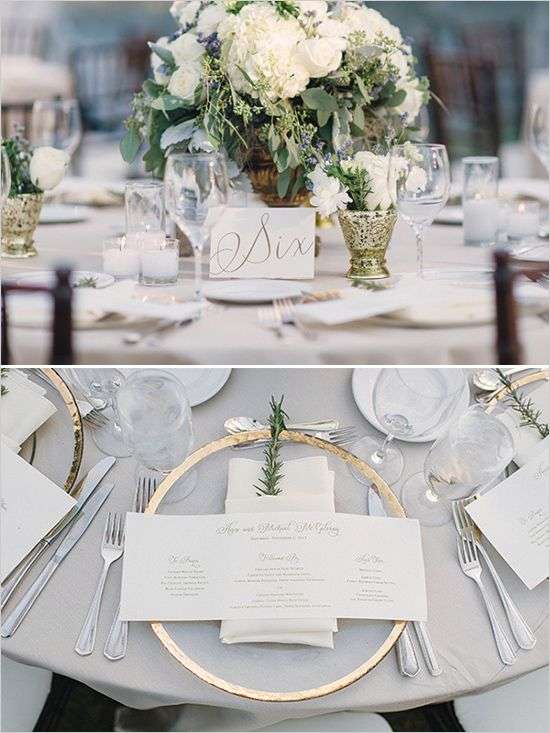 Your Wedding in Colors: Silver and Gold