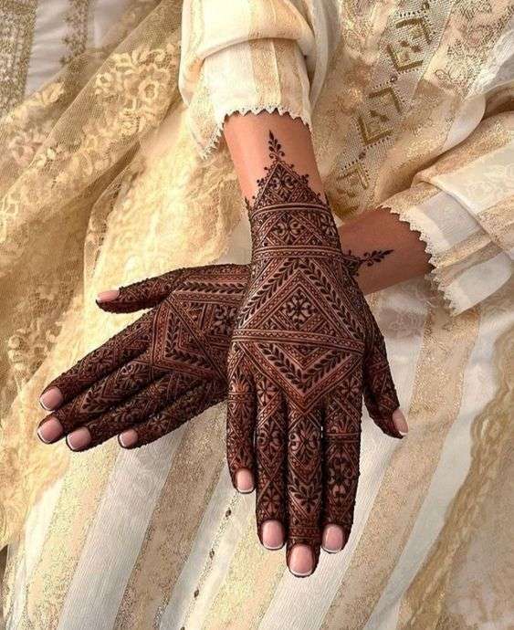 Simple Henna Bridal Designs