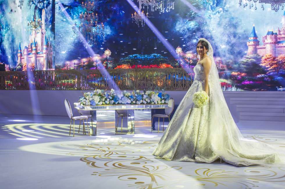 حفل زفاف ساحر من وحي سندريلا في عمّان