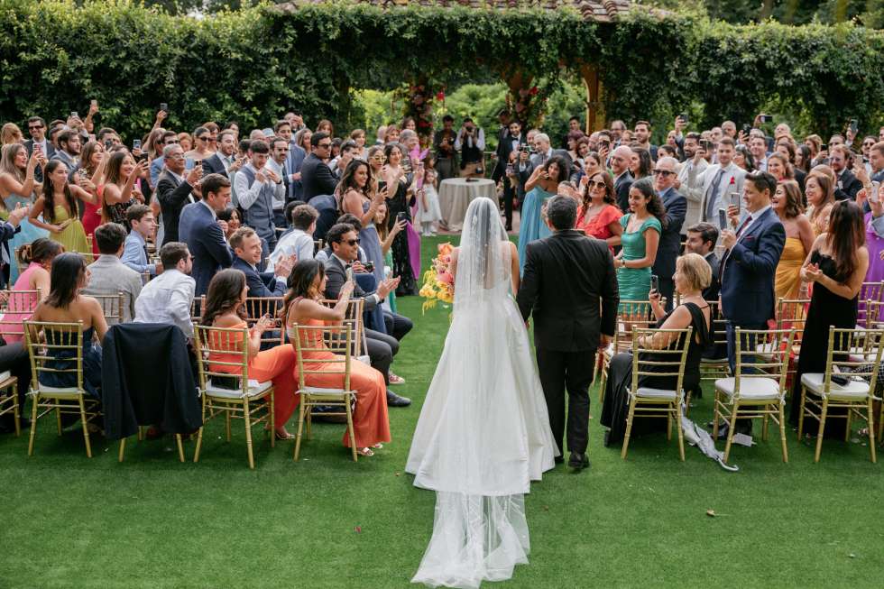 حفل زفاف نابض بالحياة في فلورنسا