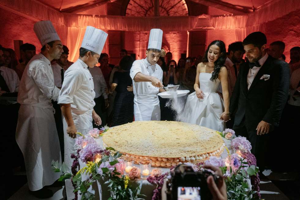 حفل زفاف نابض بالحياة في فلورنسا