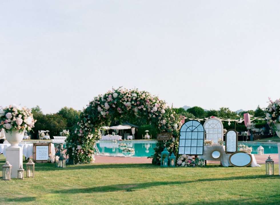 A Luxury Vintage Lebanese Wedding in Sardinia