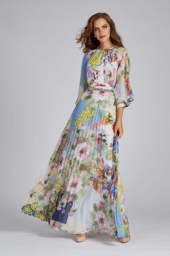 Long Sleeved Maxi Dresses For Ramadan