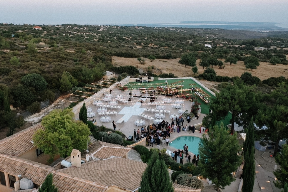 An All White Destination Wedding in Cyprus