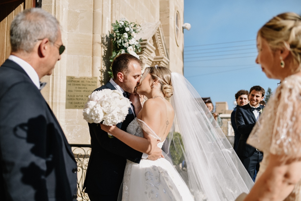 An All White Destination Wedding in Cyprus