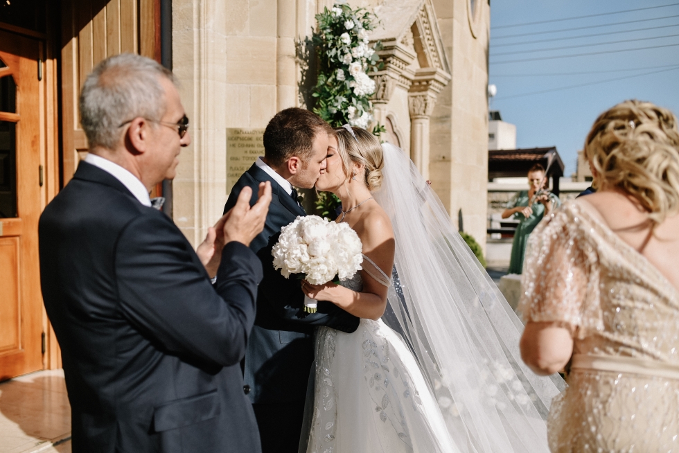 An All White Destination Wedding in Cyprus