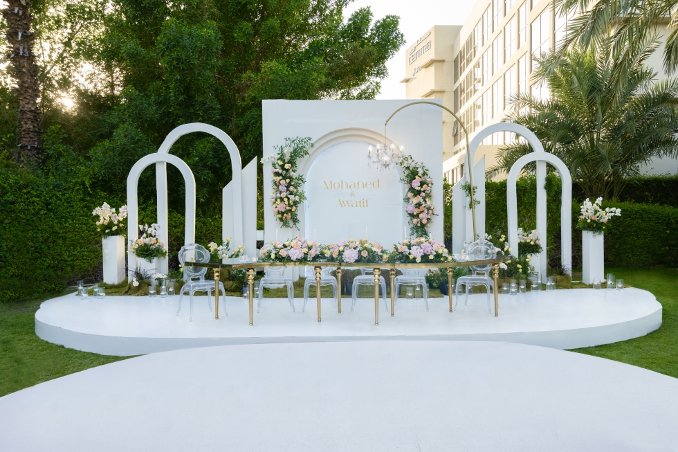 A Legendary Wedding in UAE for Awatif Dahab and Mohaned Salih