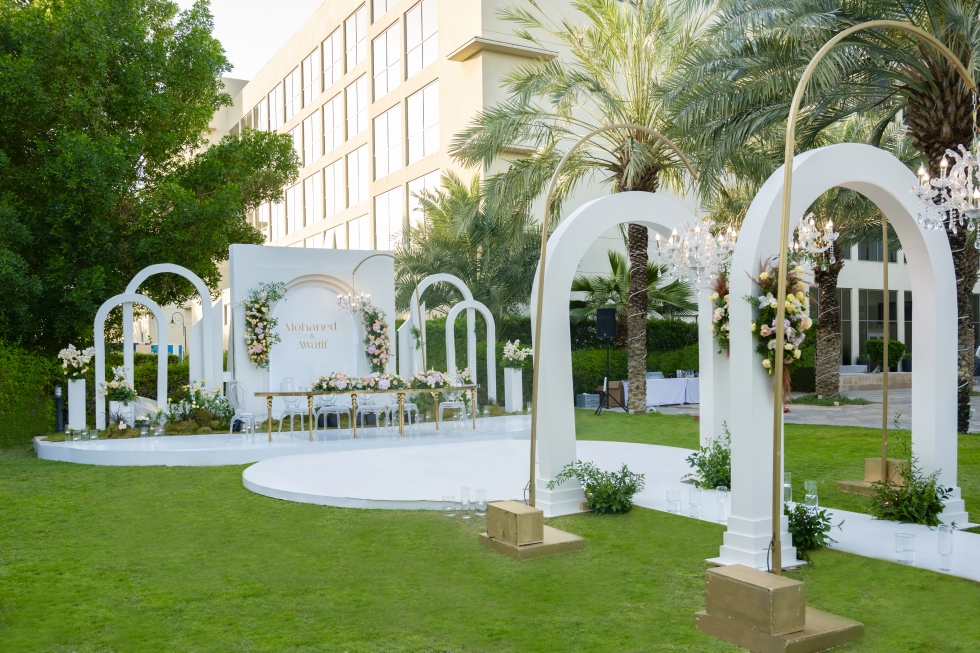 A Legendary Wedding in UAE for Awatif Dahab and Mohaned Salih