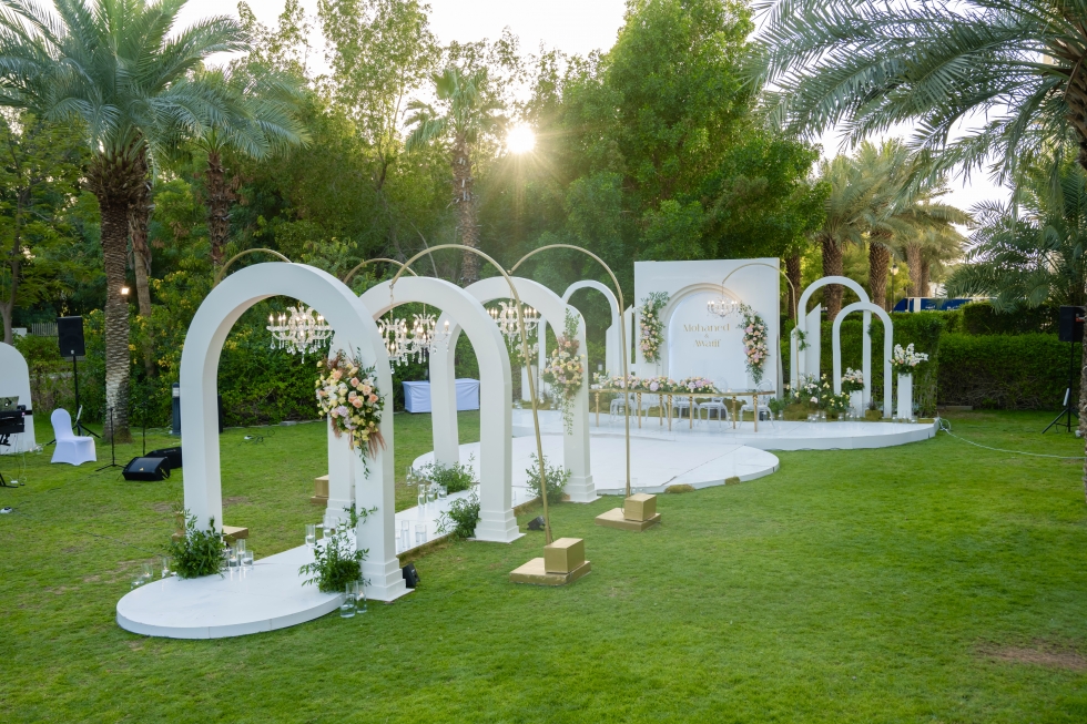 A Legendary Wedding in UAE for Awatif Dahab and Mohaned Salih