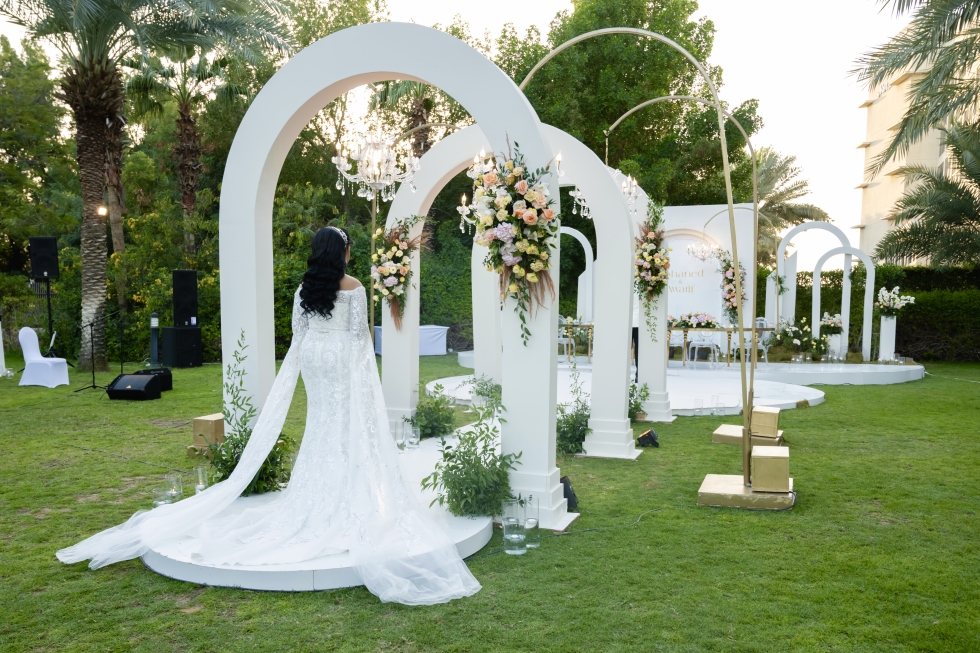 A Legendary Wedding in UAE for Awatif Dahab and Mohaned Salih