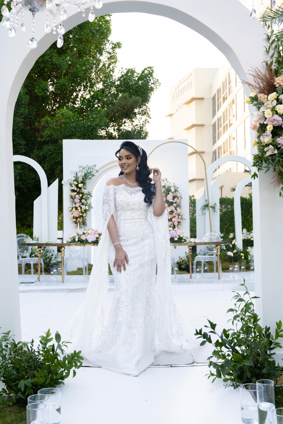 حفل زفاف يجمع بين الأناقة السودانية والفخامة الإماراتية في دبي
