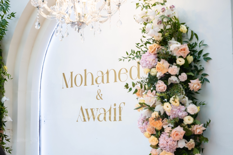 A Legendary Wedding in UAE for Awatif Dahab and Mohaned Salih