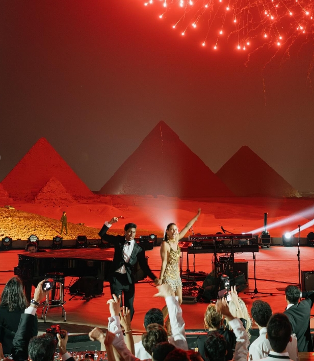 Inside Billionaire's Wedding at The Pyramids in Egypt