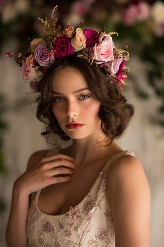 Stunning Bridal Floral Crowns