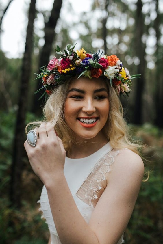 Stunning Bridal Floral Crowns