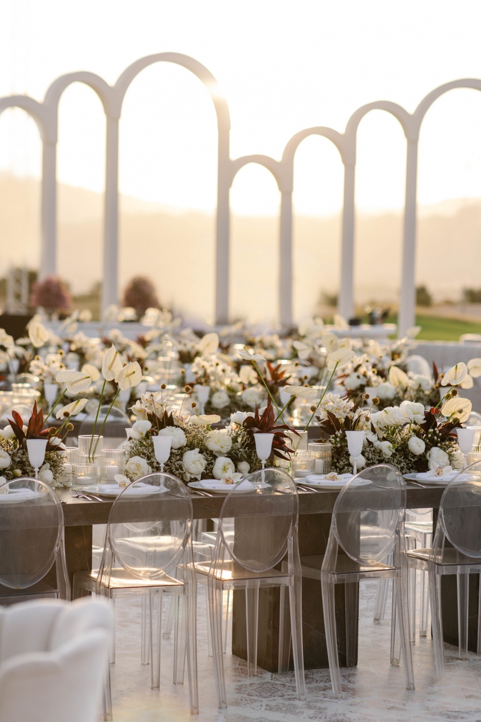 A Stunning White Oasis Wedding in Aqaba 