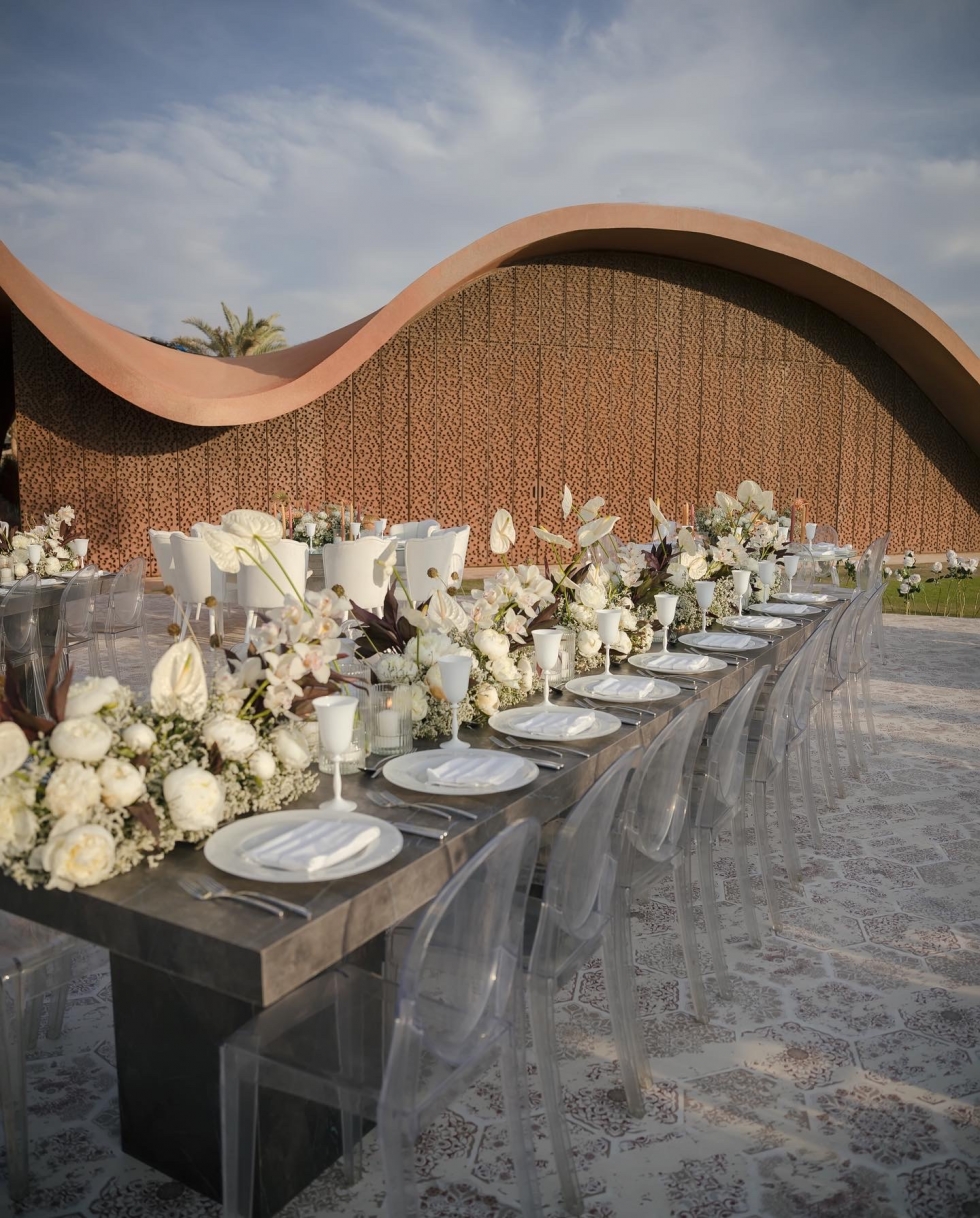 A Stunning White Oasis Wedding in Aqaba 