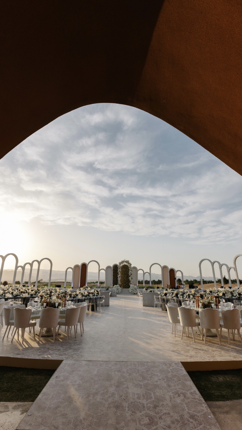 A Stunning White Oasis Wedding in Aqaba 