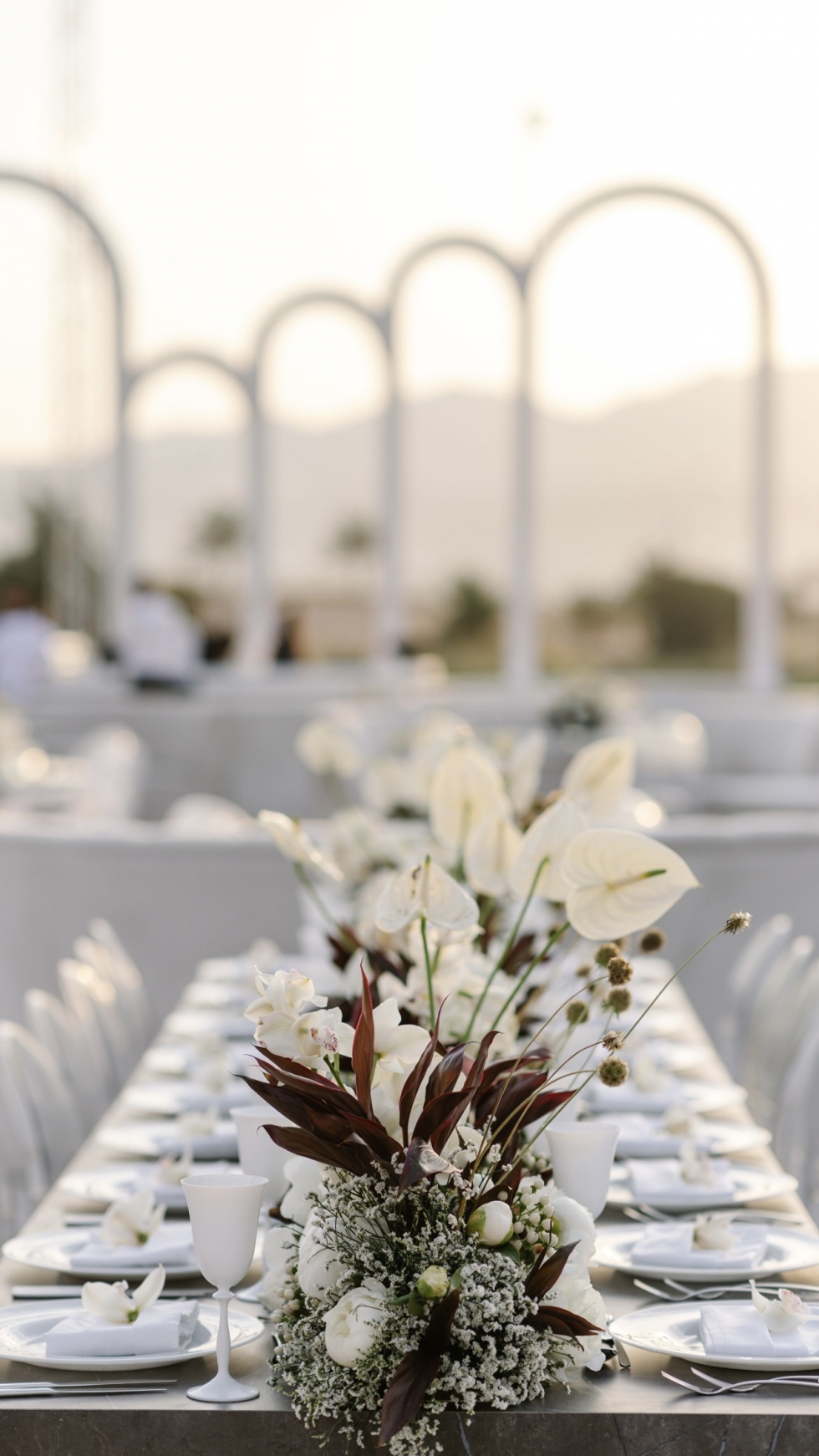 A Stunning White Oasis Wedding in Aqaba 