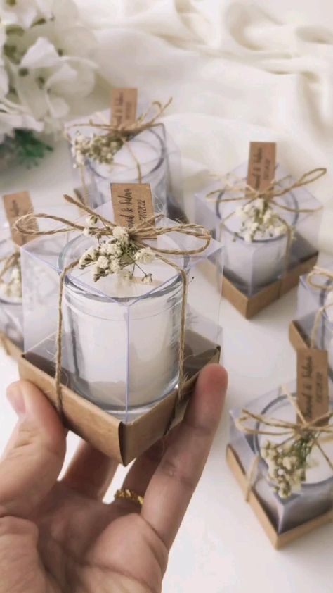 Stunning Candle Wedding Favors