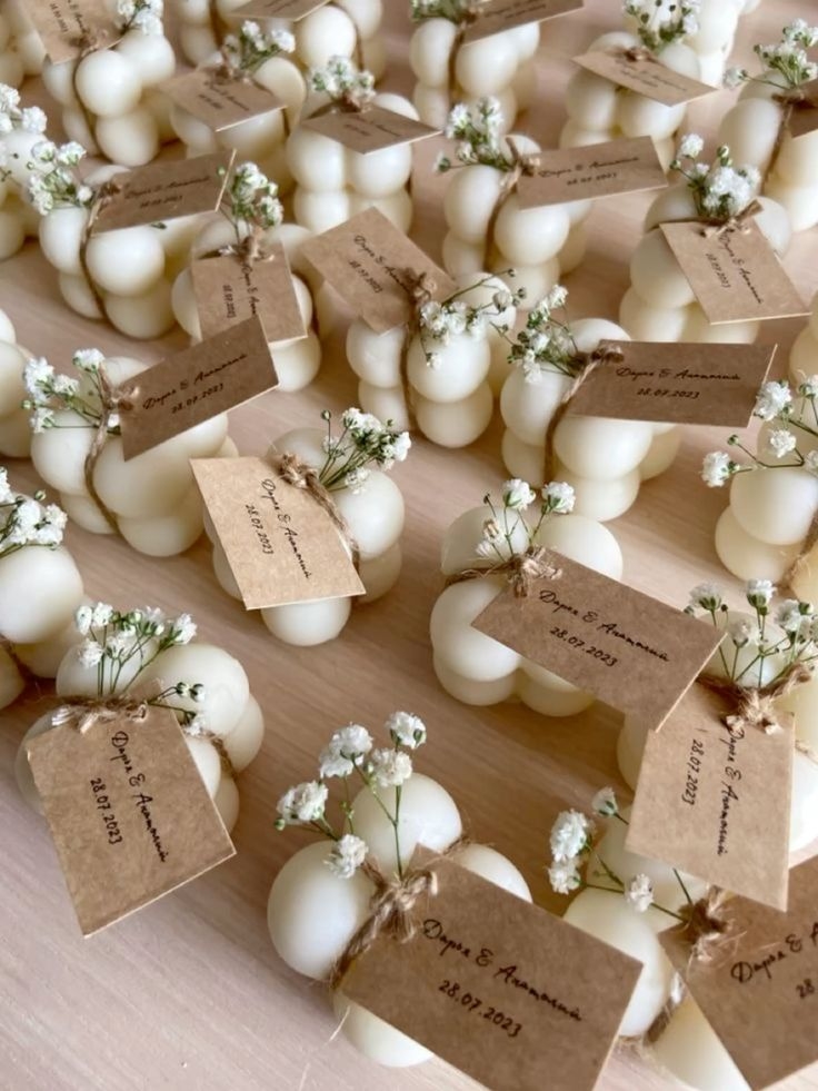 Stunning Candle Wedding Favors