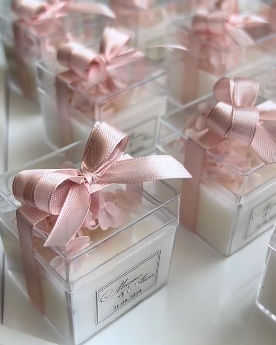 Stunning Candle Wedding Favors