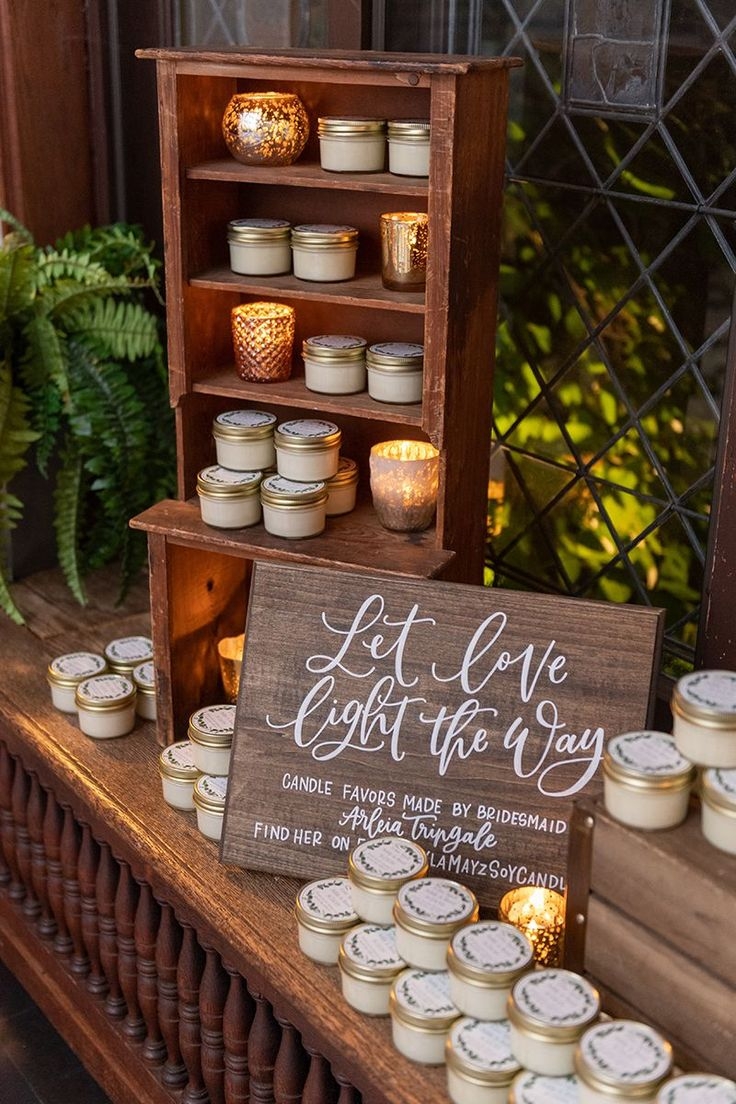 Stunning Candle Wedding Favors