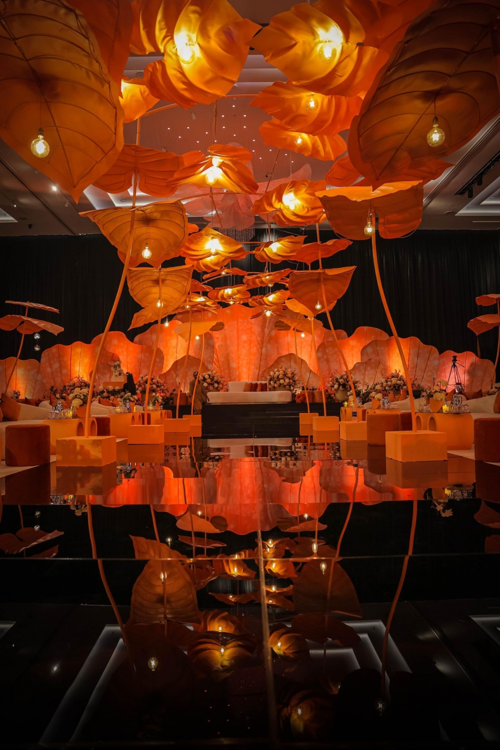 A Beautiful Sunset Colored Wedding in Bahrain A Beautiful Sunset Colored Wedding in Bahrain