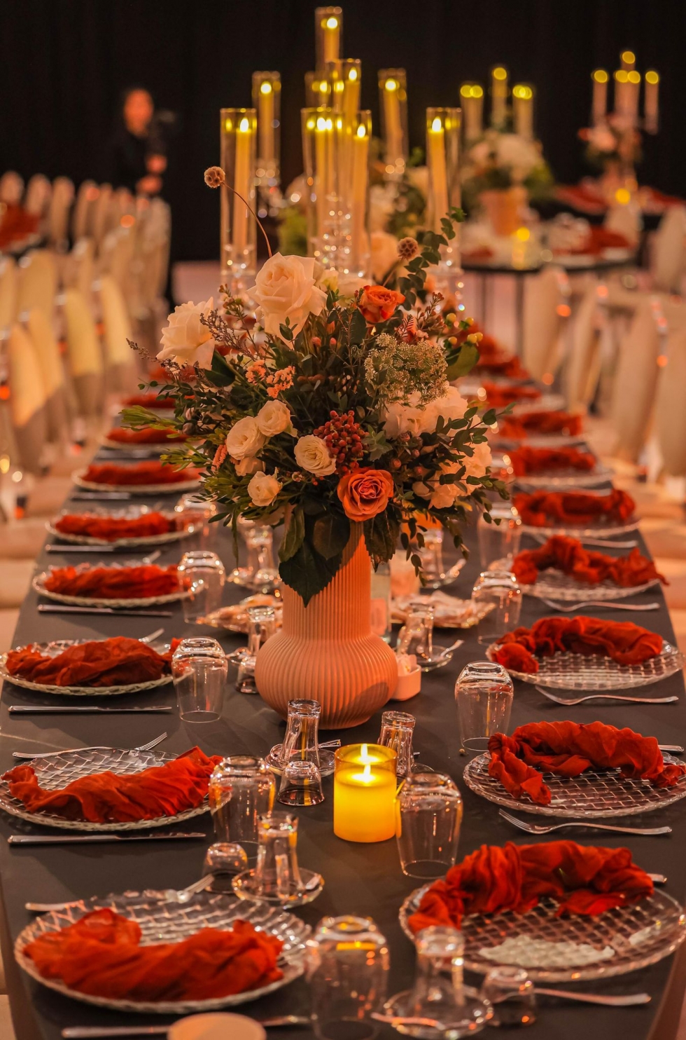 A Beautiful Sunset Colored Wedding in Bahrain A Beautiful Sunset Colored Wedding in Bahrain