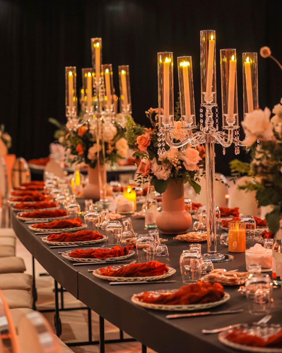 A Beautiful Sunset Colored Wedding in Bahrain A Beautiful Sunset Colored Wedding in Bahrain