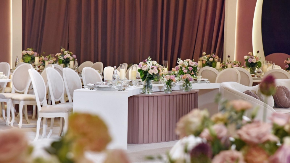 An Enchanting White and Lilac Wedding in Doha An Enchanting White and Lilac Wedding in Doha