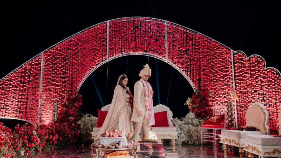A Stunning Indian Destination Wedding in Bahrain