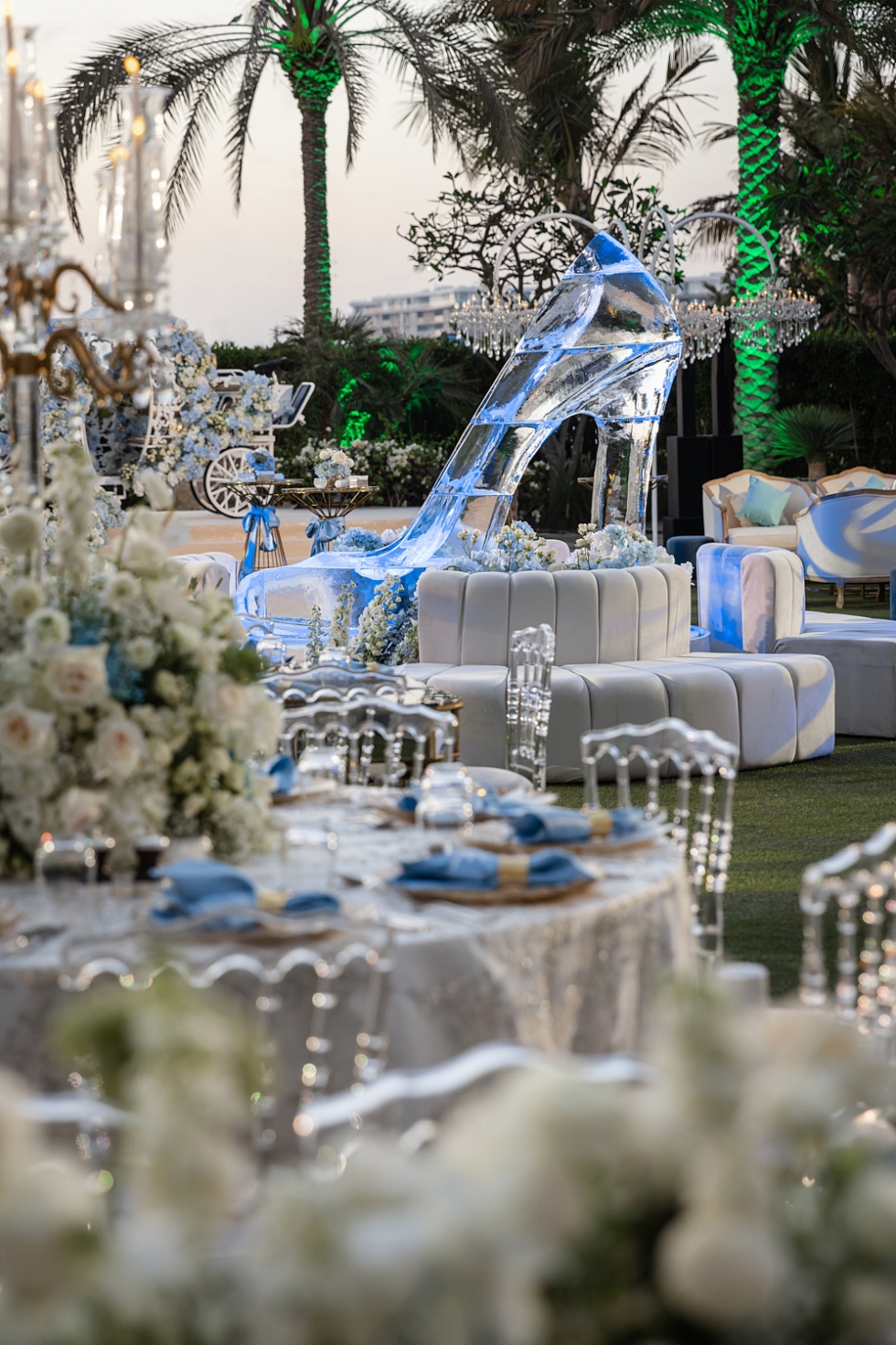 A Fairytale Cinderella Engagement Party in Dubai