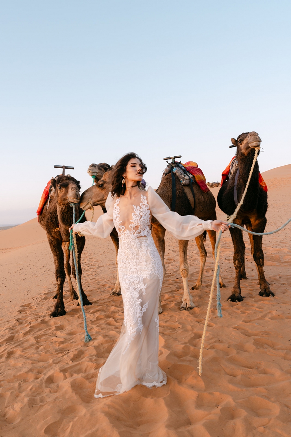 A Love Escape in the Dunes of Morocco: Intimate Elopement in the Sahara Desert A Love Escape in the Dunes of Morocco: Intimate Elopement in the Sahara Desert