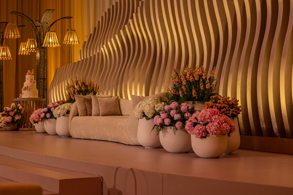 A Golden Glow of Love: Dreamy Bahrain Wedding